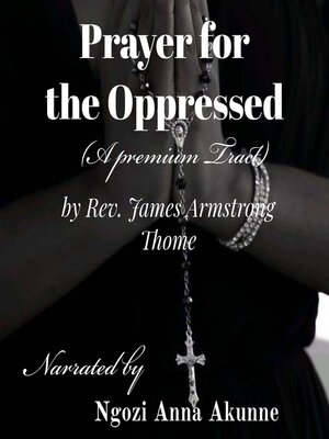 cover image of Prayer for the Oppressed
